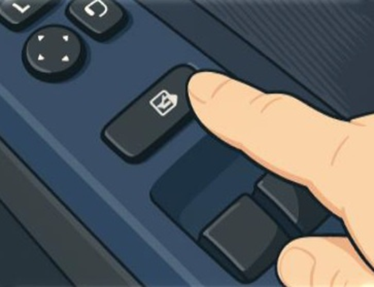 パワーウインドのロック機能操作のイメージ